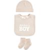 imageHudson Baby Unisex Baby Cotton Layette SetMamas Boy Bear