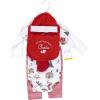 imageHudson Baby Unisex Baby Cotton Layette SetNorth Pole