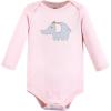 imageHudson Baby Unisex Baby Cotton Layette SetPink Gray Elephant