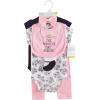 imageHudson Baby Unisex Baby Cotton Layette SetPrincess
