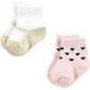 imageHudson Baby Unisex Baby Girls sock and headbandMom Dad