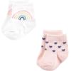 imageHudson Baby Unisex Baby Girls sock and headbandRainbow
