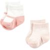 imageHudson Baby Unisex Baby Girls sock and headbandSoft Pink Roses