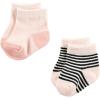 imageHudson Baby Unisex Baby Girls sock and headbandSoft Pink Roses
