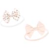 imageHudson Baby Unisex Baby Girls sock and headbandSoft Pink Roses