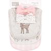 imageHudson Baby Unisex BabyCotton Bib and Headband or Caps SetEnchanted Forest
