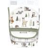 imageHudson Baby Unisex BabyCotton Bib and Headband or Caps SetForest Animals