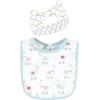 imageHudson Baby Unisex BabyCotton Bib and Headband or Caps SetLlama