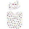 imageHudson Baby Unisex BabyCotton Bib and Headband or Caps SetMerry and Bright