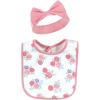 imageHudson Baby Unisex BabyCotton Bib and Headband or Caps SetMothers Day