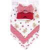 imageHudson Baby Unisex BabyCotton Bib and Headband or Caps SetSugar Spice