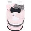 imageHudson Baby Unisex BabyCotton Bib and Headband or Caps SetSwan