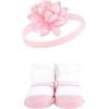 imageHudson Baby babygirls Headband and Socks SetFlower