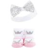 imageHudson Baby babygirls Headband and Socks SetPrincess 4piece