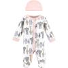 imageHudson Baby Unisex Baby Preemie Sleep and Play and CapPink Safari