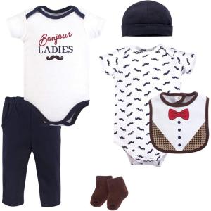 imageHudson Baby Unisex Baby Cotton Layette SetBonjour