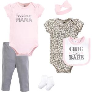 imageHudson Baby Unisex Baby Cotton Layette SetChic Little Babe