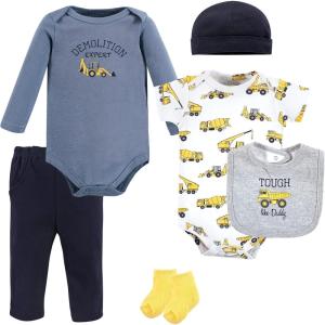 imageHudson Baby Unisex Baby Cotton Layette SetConstruction