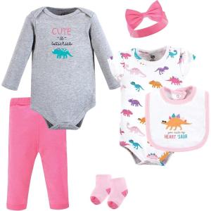 imageHudson Baby Unisex Baby Cotton Layette SetCuteasaurus