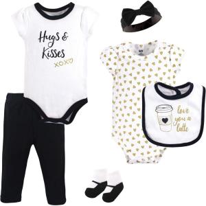 imageHudson Baby Unisex Baby Cotton Layette SetLatte