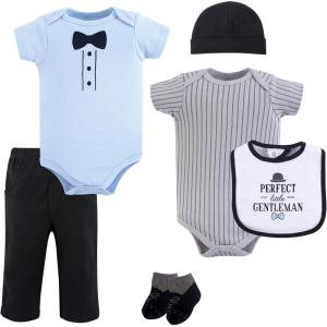 imageHudson Baby Unisex Baby Cotton Layette SetLittle Gentleman