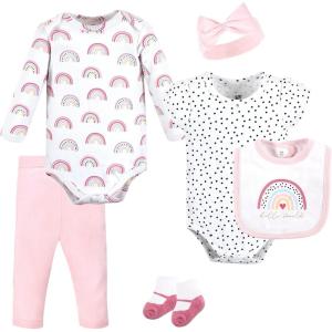 imageHudson Baby Unisex Baby Cotton Layette SetModern Rainbow