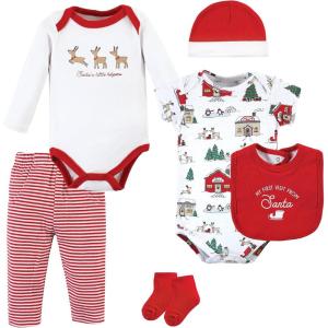 imageHudson Baby Unisex Baby Cotton Layette SetNorth Pole