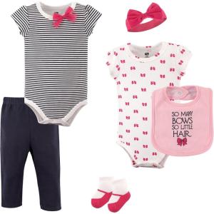 imageHudson Baby Unisex Baby Cotton Layette SetSo Many Bows