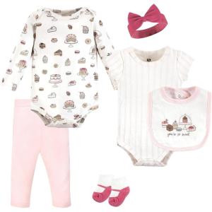 imageHudson Baby Unisex Baby Cotton Layette SetSweet Bakery