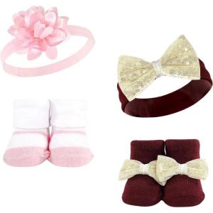 imageHudson Baby babygirls Headband and Socks SetFlower