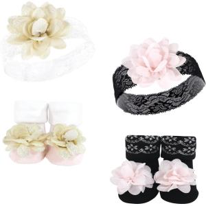 imageHudson Baby babygirls Headband and Socks SetLace