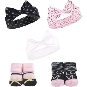 imageHudson Baby babygirls Headband and Socks SetLove