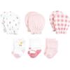 imageHudson Baby Baby Girls Caps or Headbands Bibs Mittens and Socks 12pc SetFarm