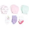 imageHudson Baby Baby Girls Caps or Headbands Bibs Mittens and Socks 12pc SetUnicorn