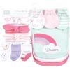 imageHudson Baby Baby Girls Caps or Headbands Bibs Mittens and Socks 12pc SetUnicorn