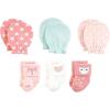 imageHudson Baby Baby Girls Caps or Headbands Bibs Mittens and Socks 12pc SetWoodland
