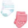 imageHudson Baby Baby Girls Cotton Rich Newborn and Terry SocksStrawberry 12pack