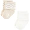 imageHudson Baby Baby Girls Cotton Rich Newborn and Terry SocksTribal Cream