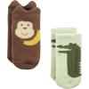 imageHudson Baby Baby Girls Cotton Rich Newborn and Terry SocksZoo Animals