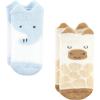 imageHudson Baby Baby Girls Cotton Rich Newborn and Terry SocksZoo Animals