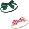 imageHudson Baby Cotton and Synthetic Headbands Size 024 Months12 Days of Christmas Holly