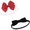 imageHudson Baby Cotton and Synthetic Headbands Size 024 Months12 Days of Christmas Holly