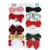 imageHudson Baby Cotton and Synthetic Headbands Size 024 Months12 Days of Christmas Holly