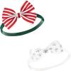 imageHudson Baby Cotton and Synthetic Headbands Size 024 Months12 Days of Christmas Plaid