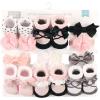 imageHudson Baby Girls Headband and Socks GiftsetBlack Ballet 10pack