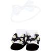 imageHudson Baby Girls Headband and Socks GiftsetBlack Daisy