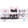 imageHudson Baby Girls Headband and Socks GiftsetBlack Pink Bows