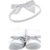 imageHudson Baby Girls Headband and Socks GiftsetBlack Silver