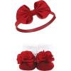 imageHudson Baby Girls Headband and Socks GiftsetBlack Toile