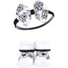 imageHudson Baby Girls Headband and Socks GiftsetBlack Toile